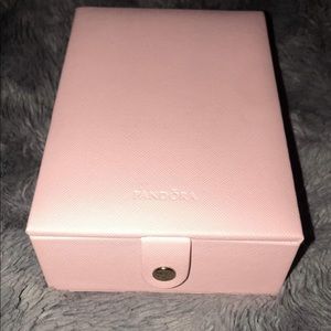Baby pink pandora jewelry box